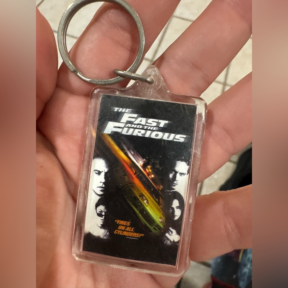 Original The Fast and Furious 2001 promo keyring